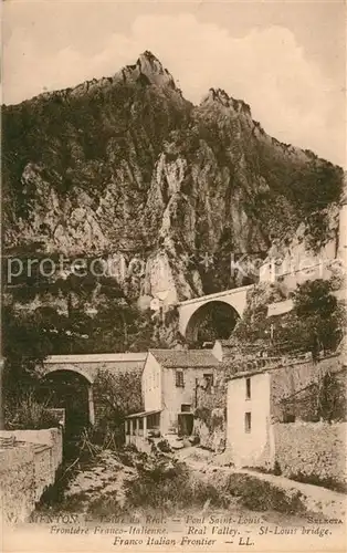 Menton_Alpes_Maritimes Pont Saint Louis Menton_Alpes_Maritimes