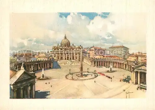 Roma_Rom Piazza e Basilica S. Pietro Aldo Raimondi Roma_Rom