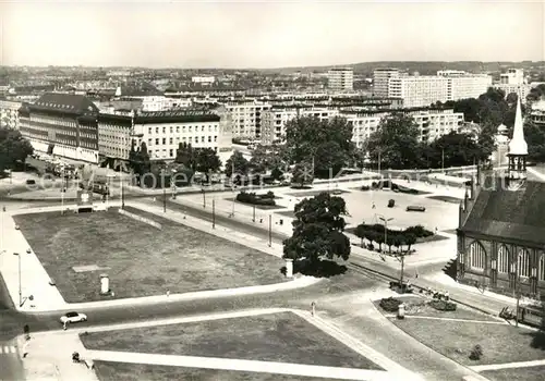 Szczecin_Stettin Panorama miasta gotycki kosciol Szczecin_Stettin