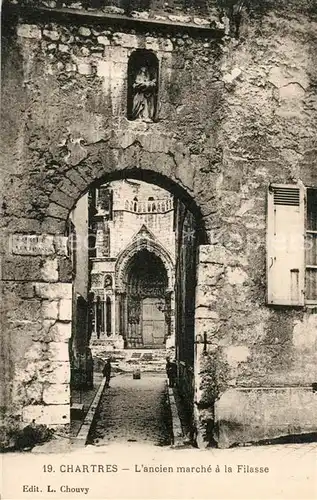 Chartres_Eure_et_Loir Ancien marche a la Filasse Chartres_Eure_et_Loir