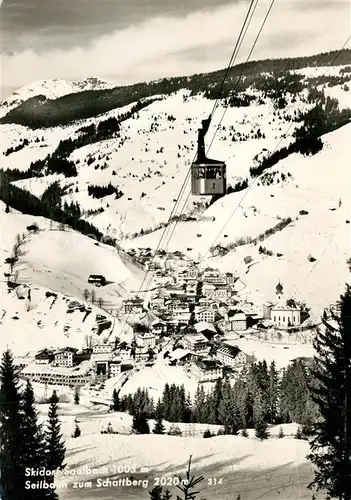 Saalbach Hinterglemm Seilbahn zum Schattberg Saalbach Hinterglemm