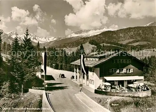 Walserschanz_Kleinwalsertal Grenzgasthof Walserschanz Walserschanz