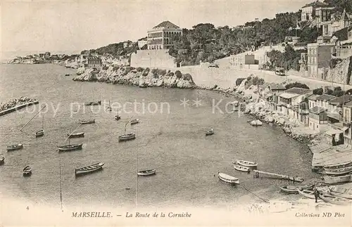 Marseille_Bouches du Rhone La Route de la Corniche Marseille