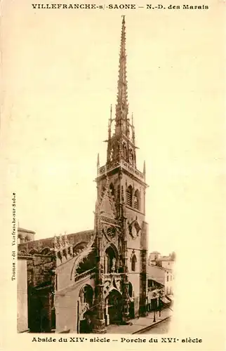 Villefranche sur Saone Eglise de Notre Dame des Marais Monument historique XVIe siecle Villefranche sur Saone