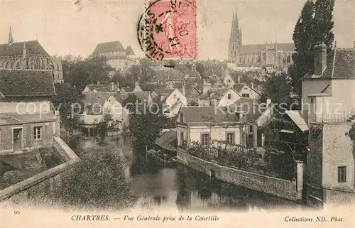 Chartres_Eure_et_Loir Vue prise de la Courtille Chartres_Eure_et_Loir