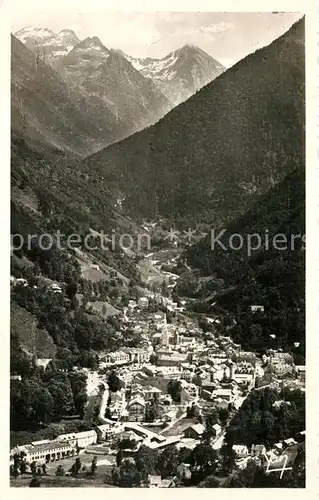 Cauterets Vue generale prise du Mamelon Vert Cauterets