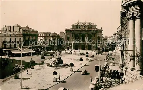 Montpellier_Herault Place de la Comedie Montpellier Herault