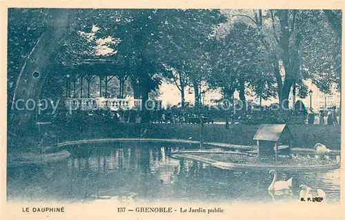 Grenoble Le Jardin public Grenoble