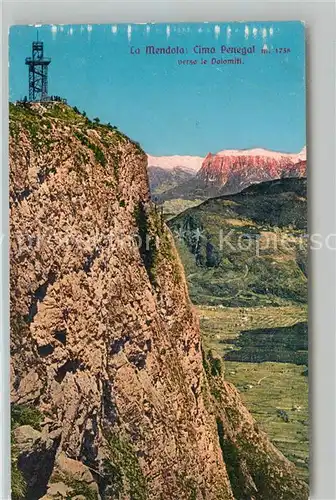 Mendola Cima Penegal Dolomiti Mendola