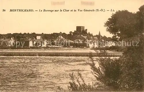 Montrichard Barrage sur le Cher  Montrichard