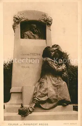 Colmar_Haut_Rhin_Elsass Monument Preiss Colmar_Haut_Rhin_Elsass