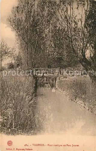 Valence_Charente Pont rustique au Parc Jouvet Valence_Charente