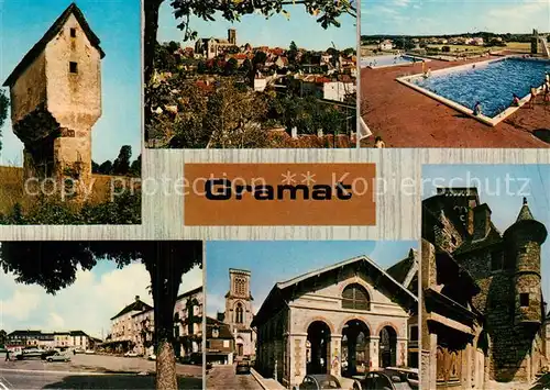 Gramat Pigeonnier Piscine Place de la Republique Halle Rue Saint Roch Gramat