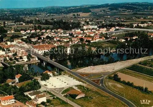 Casseneuil Nouveau Pont sur le Lot vue aerienne Casseneuil