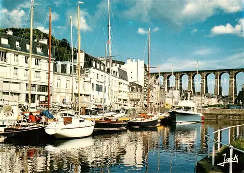 Morlaix Viaduc Port de plaisance Voiliers Morlaix