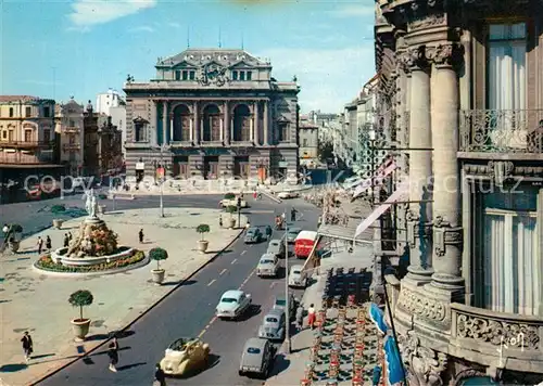 Montpellier_Herault Place de la Comedie Fontaine Theatre Montpellier Herault