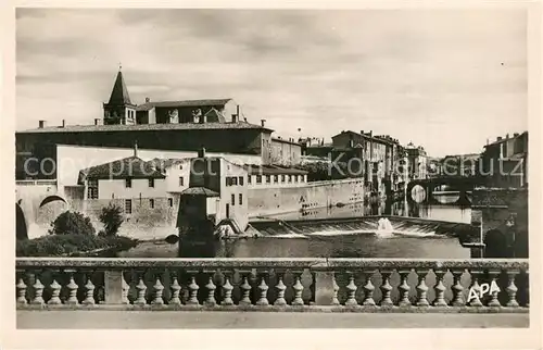 Castres_Tarn L Agoût vu du Pont Blais Castres_Tarn