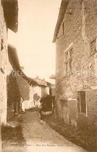 Perouges Rue des Rondes vieille maison Perouges