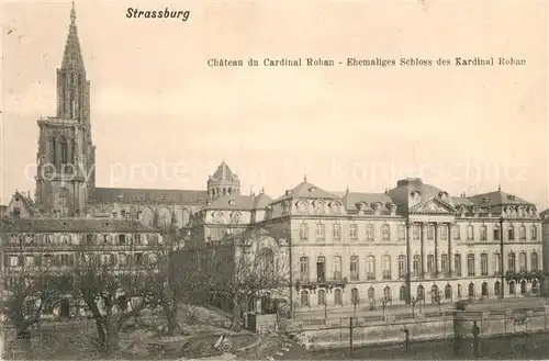 Strasbourg_Alsace Chateau du Cardinal Rohan Eglise Schloss Kirche Strasbourg Alsace