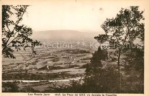 Gex Le Monts Jura vu depuis la Faucille Gex