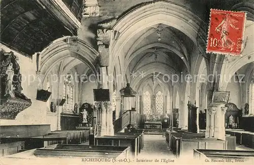 Richebourg_Yvelines Interieur de l Eglise Richebourg Yvelines