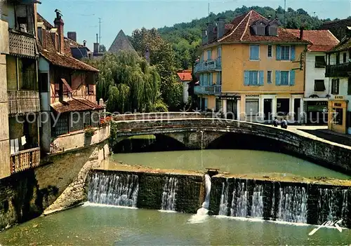 Salies de Bearn Pont de la Lune franchit le Saleys Salies de Bearn