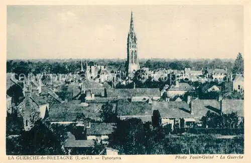 La_Guerche de Bretagne Panorama de la ville Eglise La_Guerche de Bretagne