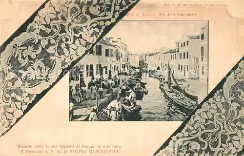 Burano Ricordo della Scuola Merletti Burano