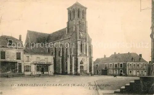 Saint Clement de la Place Place de l Eglise Saint Clement de la Place