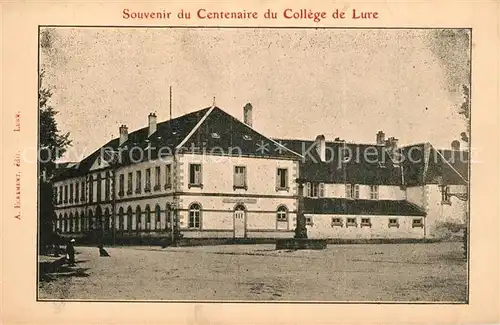 Lure_Haute Saone Souvenir du Centenaire du College de Lure Lure Haute Saone