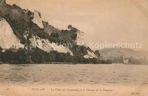 Duclair La Chaise de Gargantua et Chateau de la Fontaine Duclair