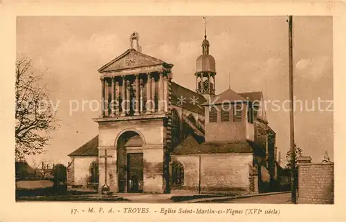 Troyes_Aube Eglise Saint Martin es Vignes XVIe siecle Troyes Aube