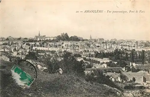 Angouleme Vue panoramique Pont de Vars Angouleme