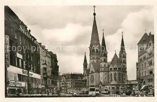 Berlin Tauentzienstrasse Kaiser Wilhelm Ged?chtniskirche Berlin