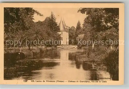 Vivonne Chateau de Cercigny Clain Vivonne