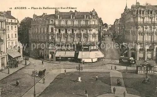 Angers Place du Ralliement et Rue d Alsace Angers