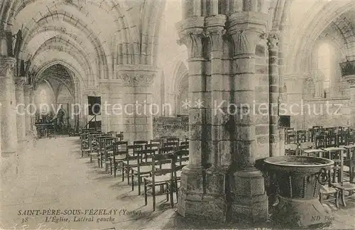 Saint Pere sous Vezelay Interieur de l Eglise Saint Pere sous Vezelay