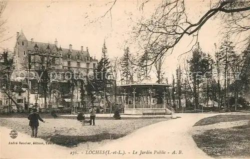 AK / Ansichtskarte Loches_Indre_et_Loire Jardin public Pavillon Loches_Indre_et_Loire