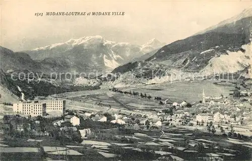 AK / Ansichtskarte Modane Panorama Loutraz et Modane Ville Alpes Modane