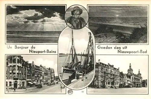 AK / Ansichtskarte Nieuport Bains  Nieuport Bains