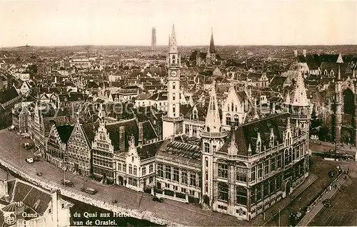 AK / Ansichtskarte Gand_Belgien Quai aux Herbes  Gand Belgien