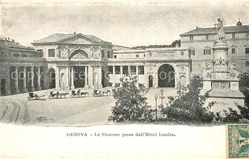 AK / Ansichtskarte Genova_Genua_Liguria Stazione  Genova_Genua_Liguria