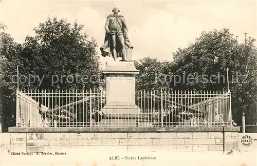 AK / Ansichtskarte Albi_Tarn Statue Laperouse Monument Albi_Tarn