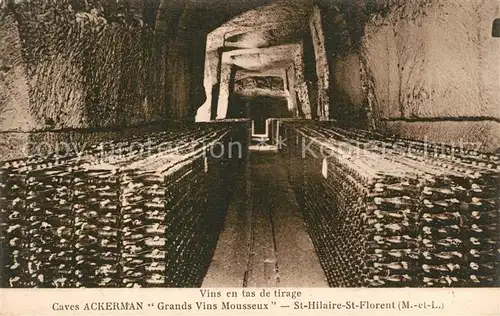 AK / Ansichtskarte Saint_Hilaire_Saint_Florent Caves Ackerman Grands Vins Mousseux 