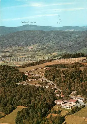 AK / Ansichtskarte Sonnenwald_Schoefweg Fliegeraufnahme mit Kur und Sporthotel Geisskopf 