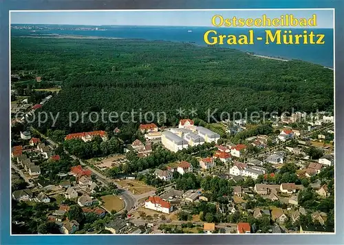 AK / Ansichtskarte Graal Mueritz_Ostseebad Fliegeraufnahme Graal Mueritz_Ostseebad