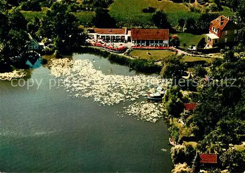 AK / Ansichtskarte Moelln_Lauenburg Paradies am See Restaurant Fliegeraufnahme Moelln_Lauenburg