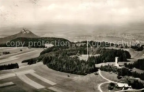 AK / Ansichtskarte Raichberg_Onstmettingen Fliegeraufnahme mit Hohenzollern Raichberg_Onstmettingen