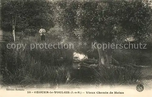 AK / Ansichtskarte Ozouer le Voulgis Vieux Chemin de Melun Ozouer le Voulgis