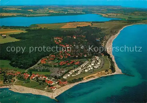 AK / Ansichtskarte Hohwacht_Ostseebad Fliegeraufnahme Hohwacht_Ostseebad